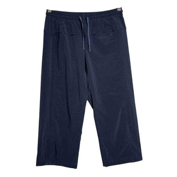 Lululemon Step Lively Crop Pants Womens‎ 4 Navy Blue Dance Gym Workout Yoga - Picture 1 of 12